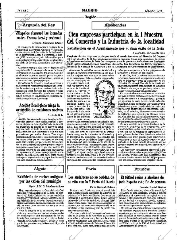 ABC MADRID 01-06-1996 página 74