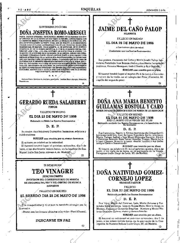 ABC MADRID 02-06-1996 página 112