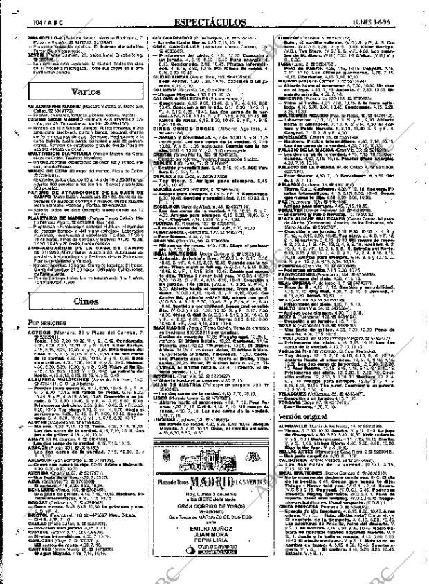 ABC MADRID 03-06-1996 página 104
