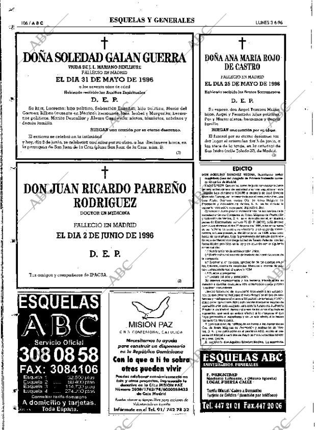 ABC MADRID 03-06-1996 página 106