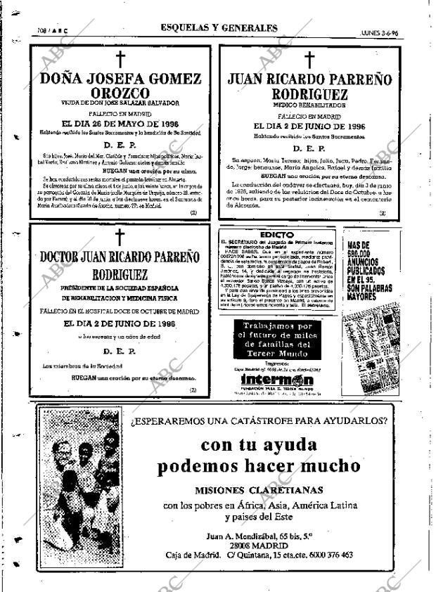 ABC MADRID 03-06-1996 página 108