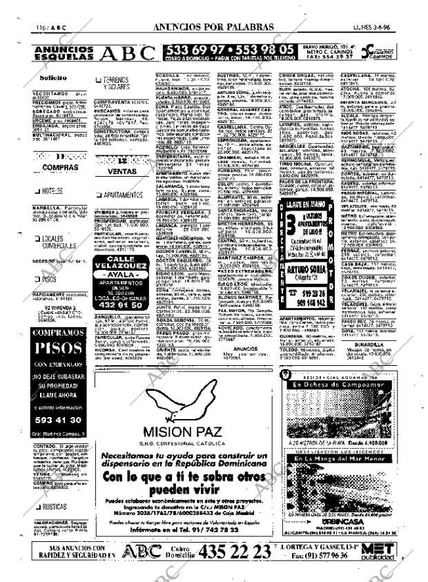 ABC MADRID 03-06-1996 página 116