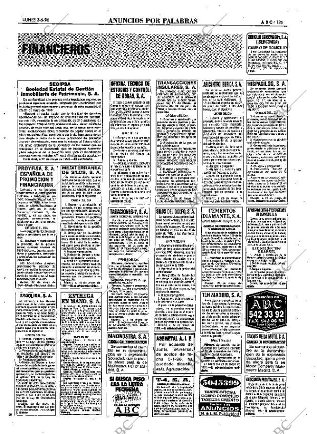 ABC MADRID 03-06-1996 página 135