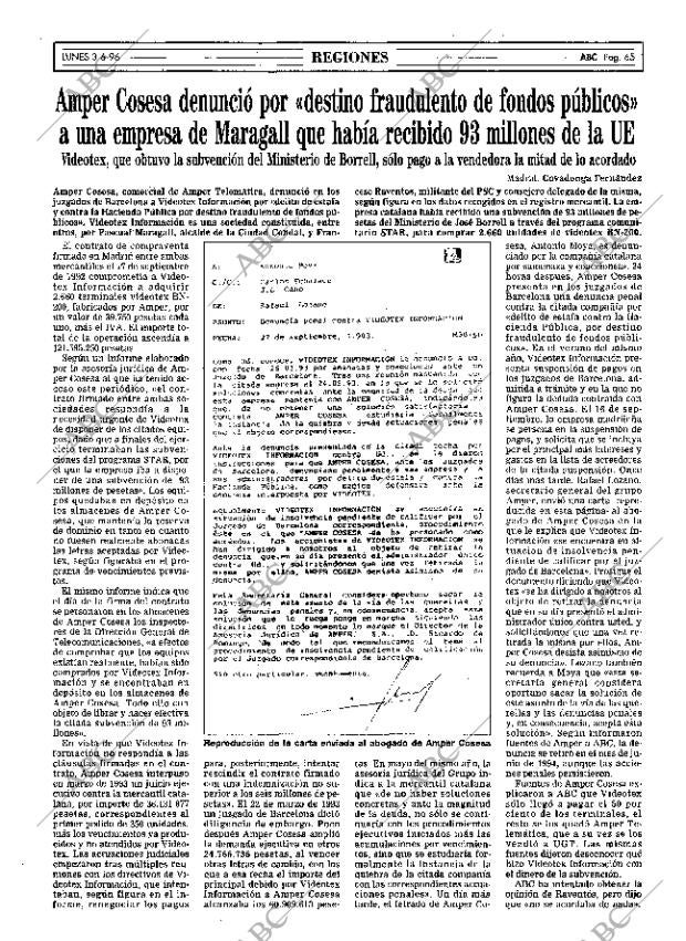 ABC MADRID 03-06-1996 página 65