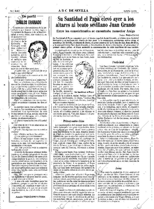 ABC SEVILLA 03-06-1996 página 74