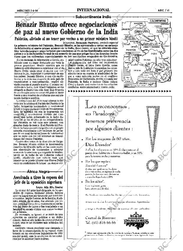 ABC MADRID 05-06-1996 página 41