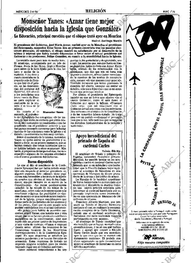 ABC MADRID 05-06-1996 página 71