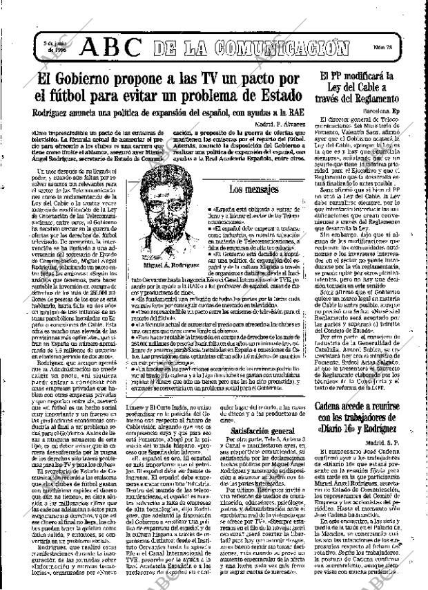 ABC MADRID 05-06-1996 página 73
