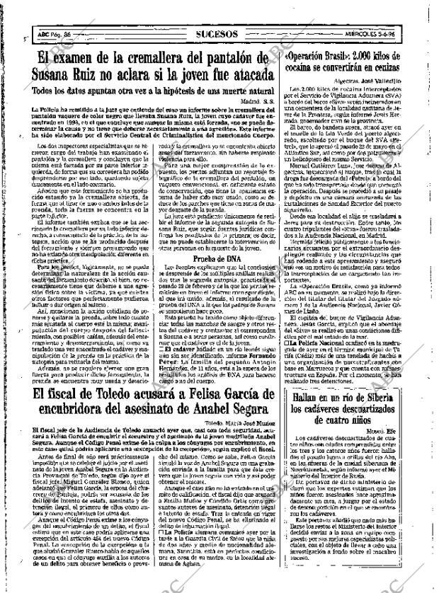 ABC MADRID 05-06-1996 página 86