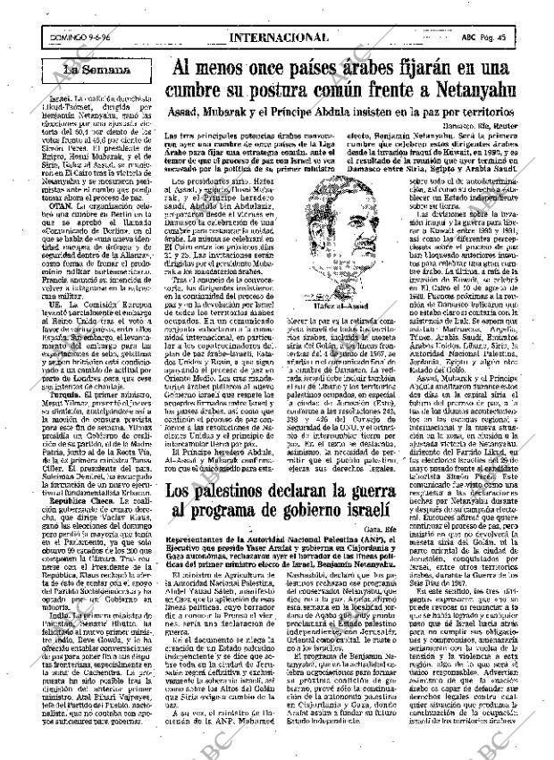 ABC MADRID 09-06-1996 página 45