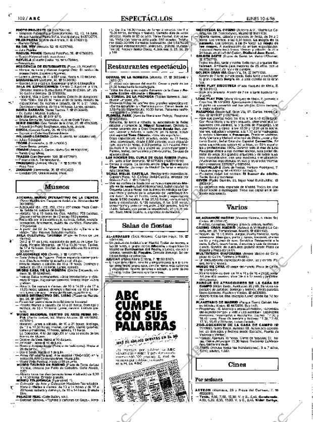 ABC MADRID 10-06-1996 página 102