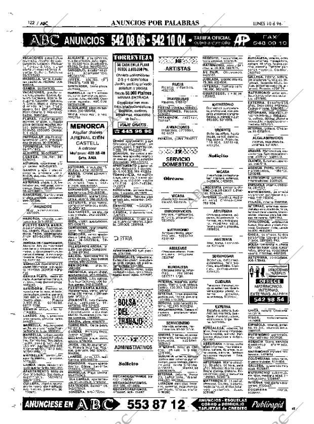 ABC MADRID 10-06-1996 página 122