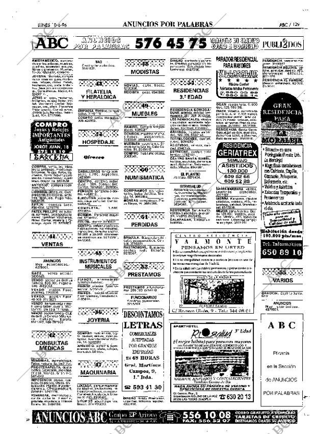 ABC MADRID 10-06-1996 página 129