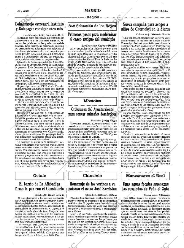 ABC MADRID 10-06-1996 página 62