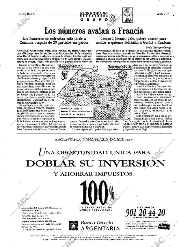 ABC MADRID 10-06-1996 página 77