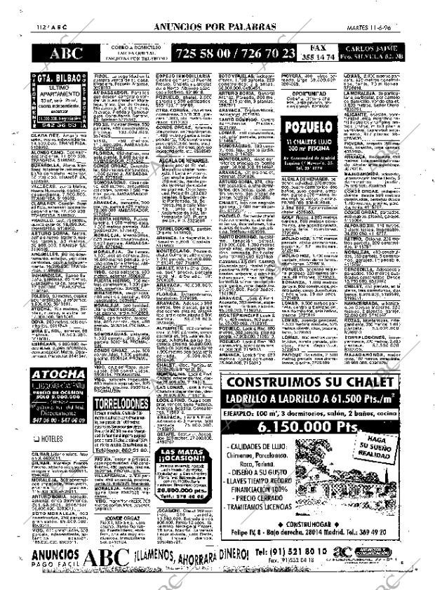 ABC MADRID 11-06-1996 página 112