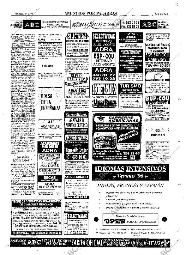 ABC MADRID 11-06-1996 página 123