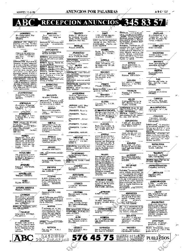 ABC MADRID 11-06-1996 página 127
