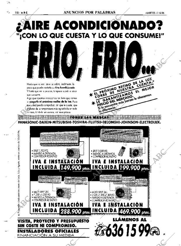 ABC MADRID 11-06-1996 página 132