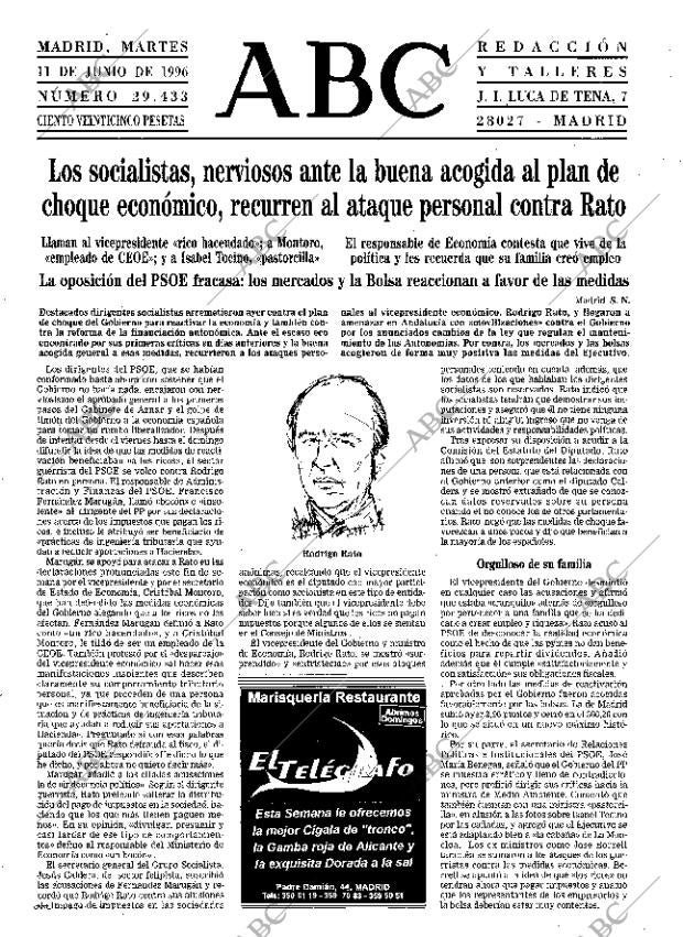 ABC MADRID 11-06-1996 página 15