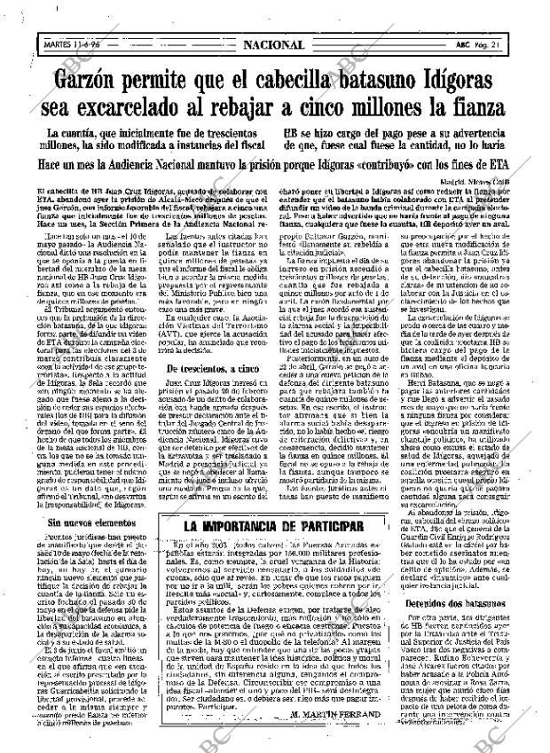 ABC MADRID 11-06-1996 página 21