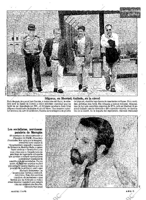 ABC MADRID 11-06-1996 página 5