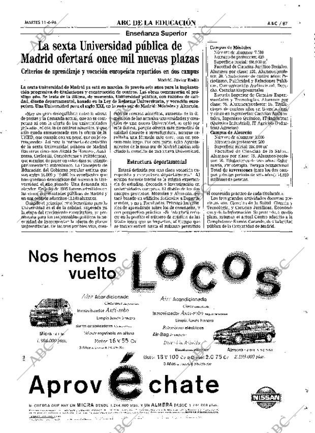 ABC MADRID 11-06-1996 página 87