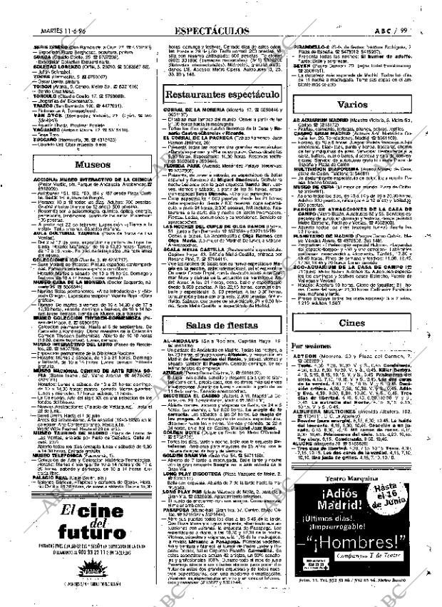 ABC MADRID 11-06-1996 página 99