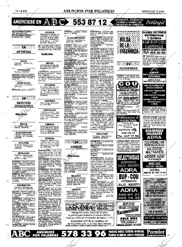 ABC MADRID 12-06-1996 página 124
