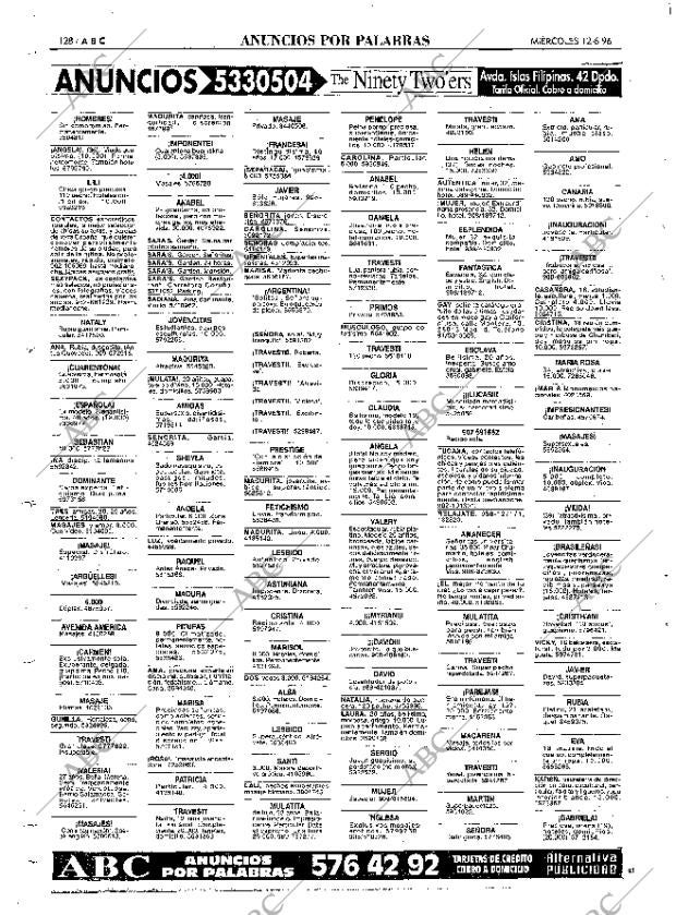 ABC MADRID 12-06-1996 página 128