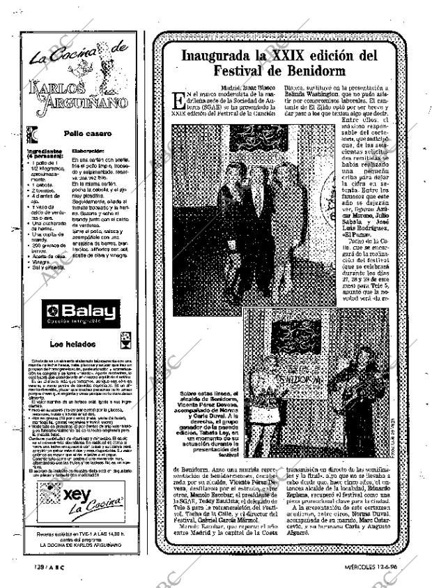 ABC MADRID 12-06-1996 página 138