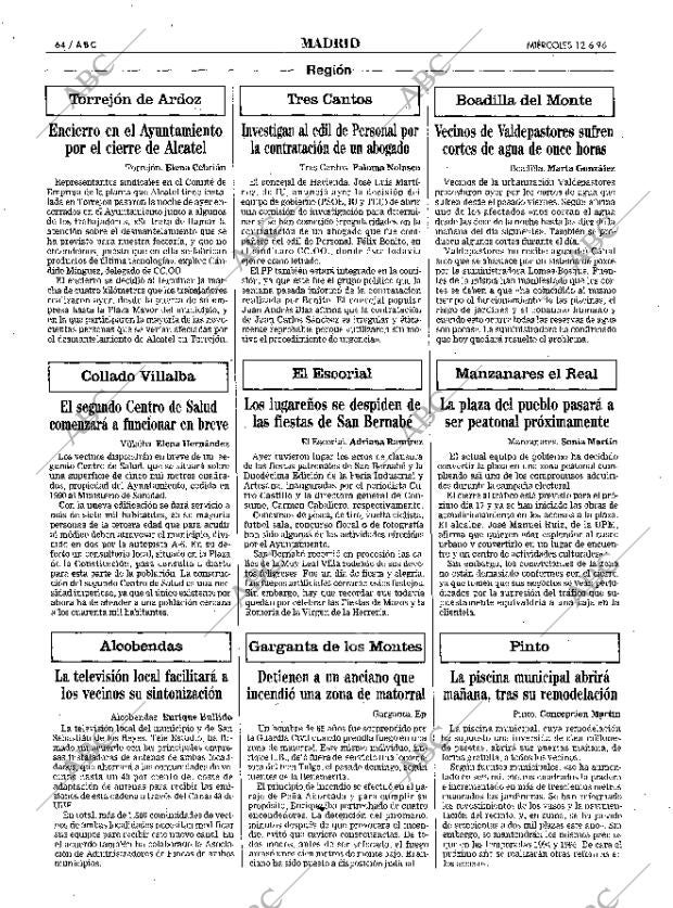 ABC MADRID 12-06-1996 página 64