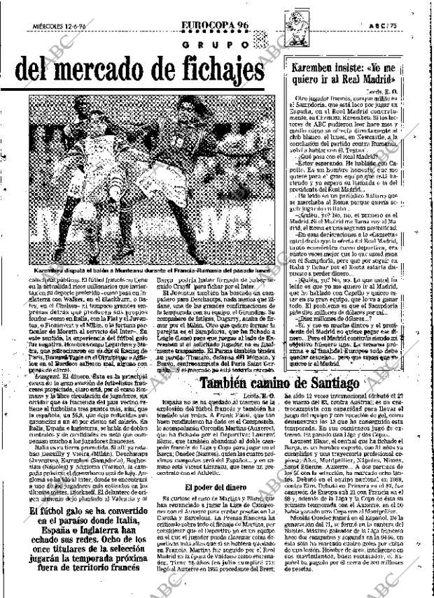 ABC MADRID 12-06-1996 página 75