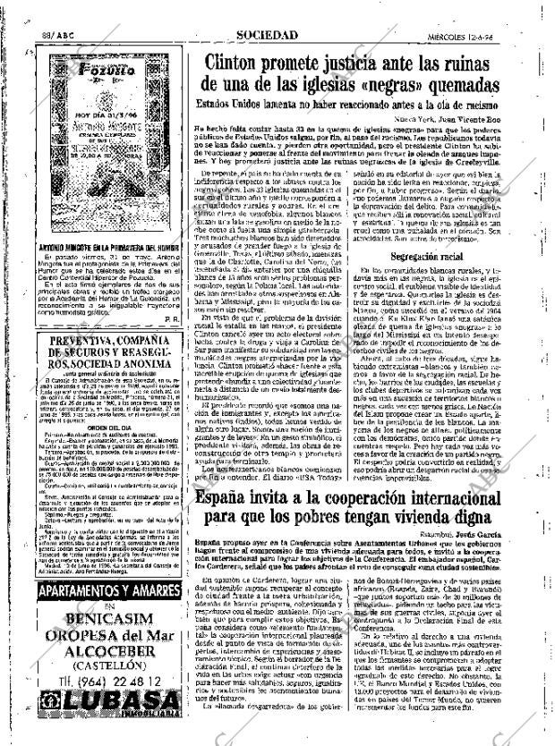 ABC MADRID 12-06-1996 página 88