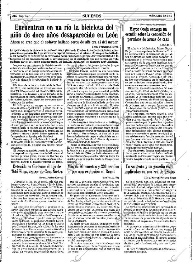 ABC MADRID 12-06-1996 página 94
