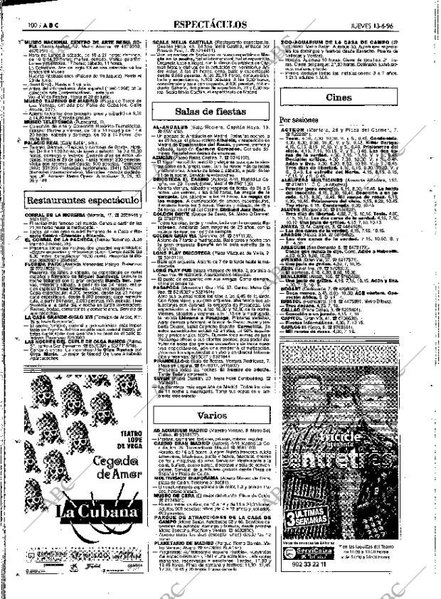 ABC MADRID 13-06-1996 página 100