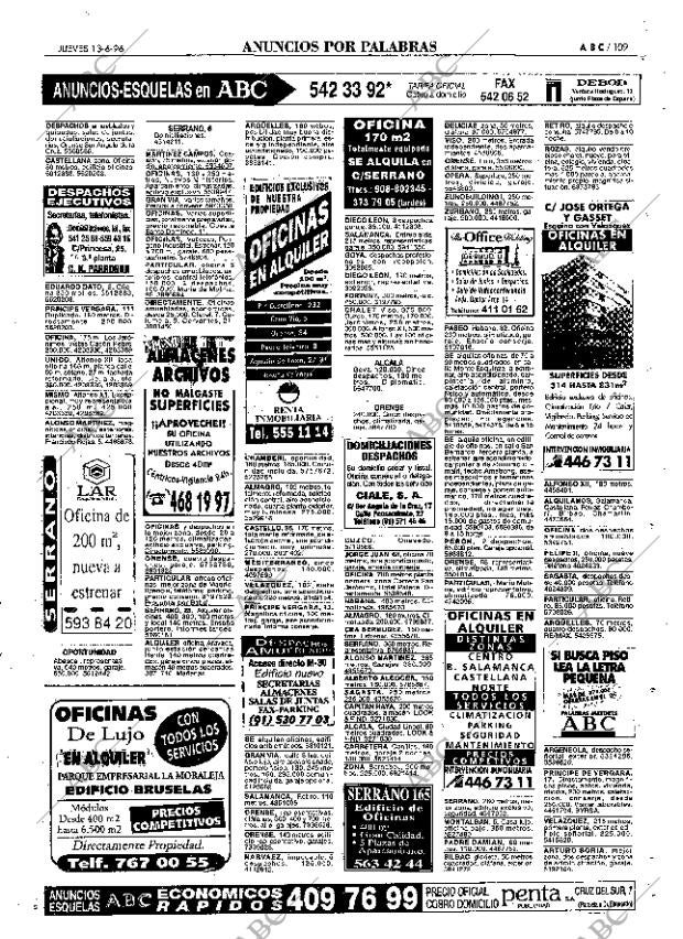 ABC MADRID 13-06-1996 página 109