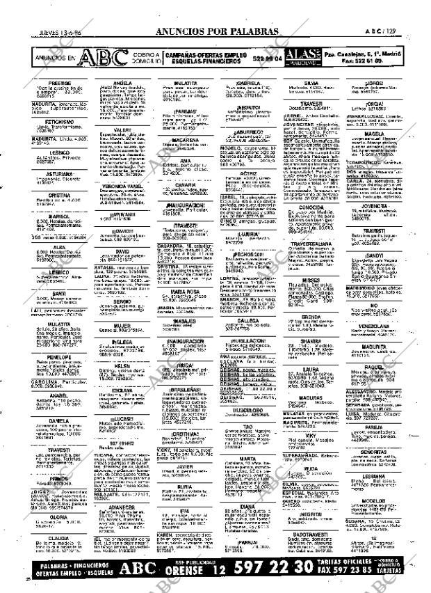 ABC MADRID 13-06-1996 página 129