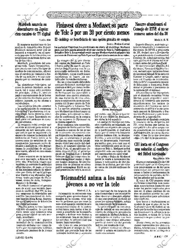 ABC MADRID 13-06-1996 página 139