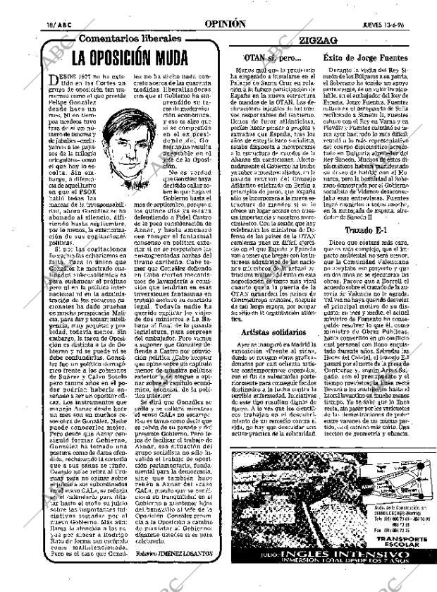 ABC MADRID 13-06-1996 página 18