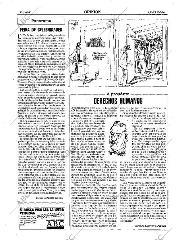 ABC MADRID 13-06-1996 página 20