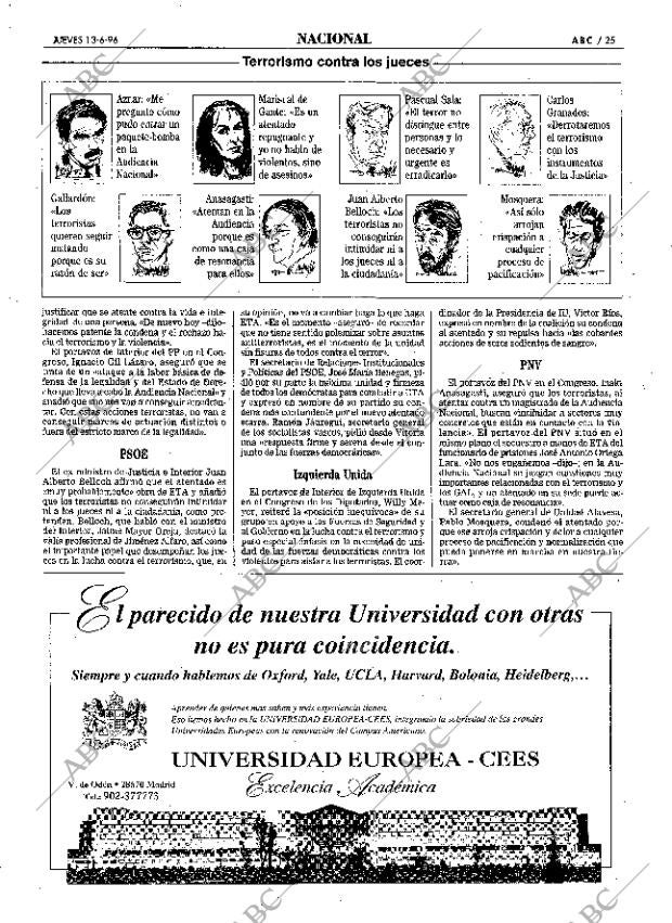 ABC MADRID 13-06-1996 página 25