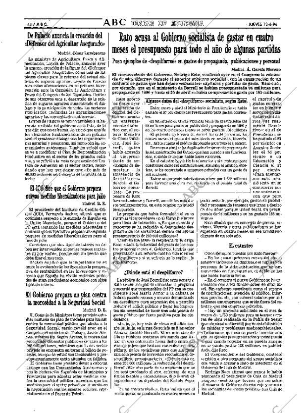 ABC MADRID 13-06-1996 página 44