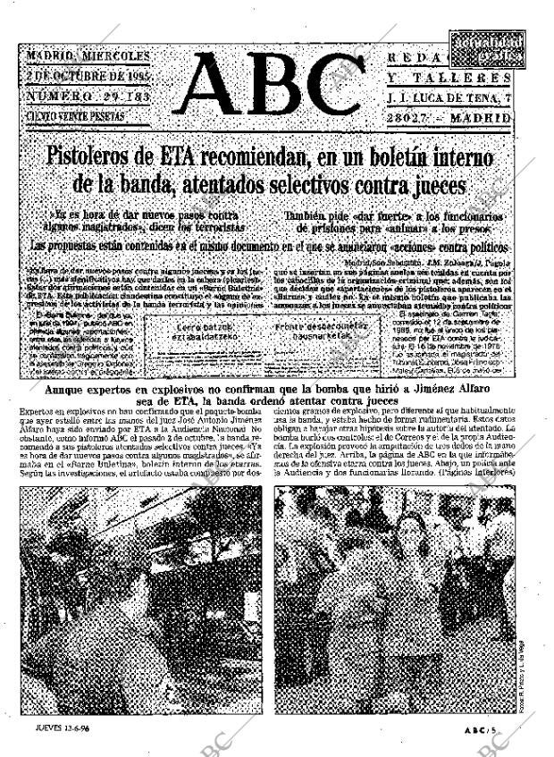 ABC MADRID 13-06-1996 página 5