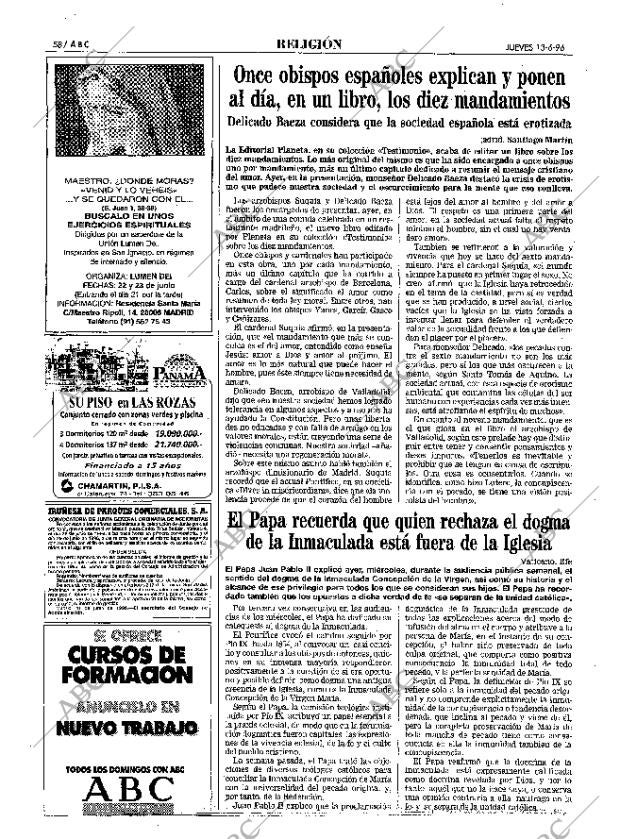 ABC MADRID 13-06-1996 página 58