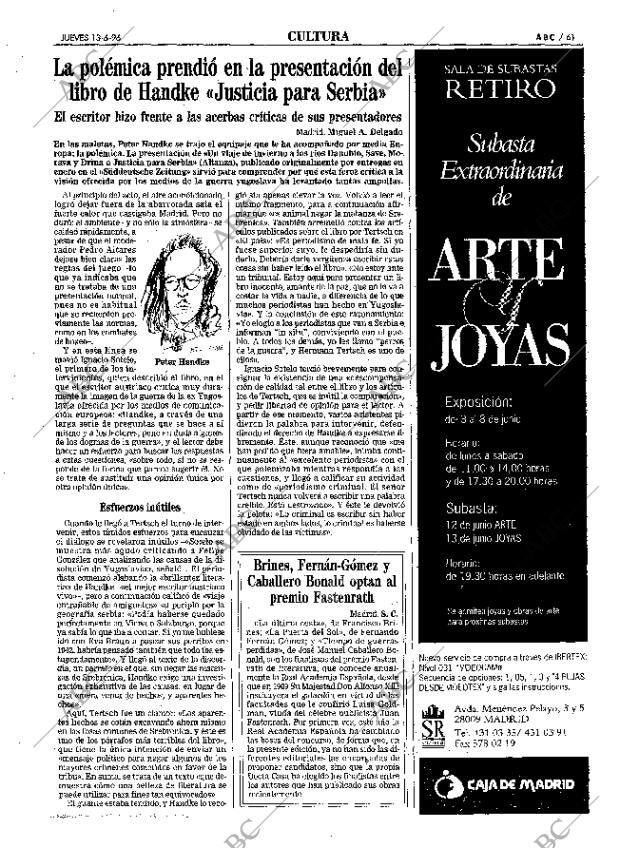 ABC MADRID 13-06-1996 página 61