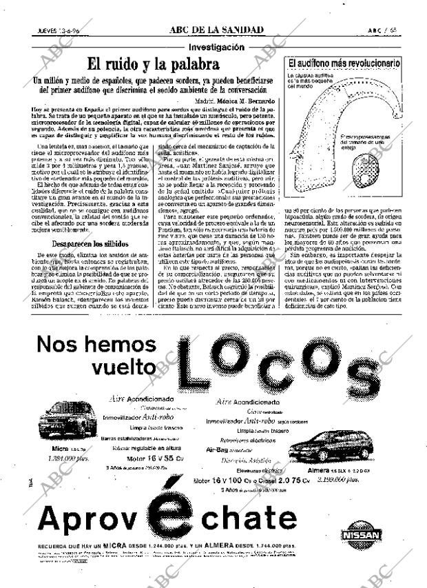ABC MADRID 13-06-1996 página 65