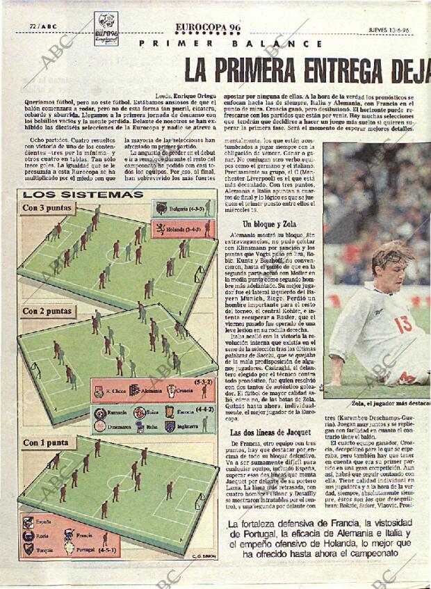 ABC MADRID 13-06-1996 página 72