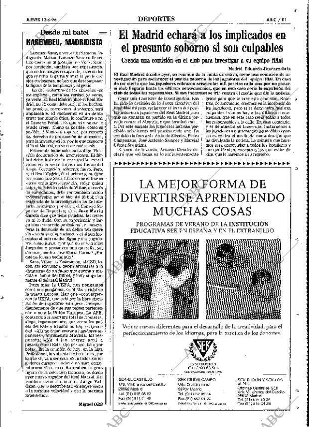 ABC MADRID 13-06-1996 página 81