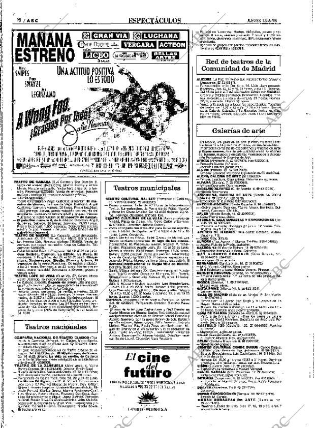 ABC MADRID 13-06-1996 página 98